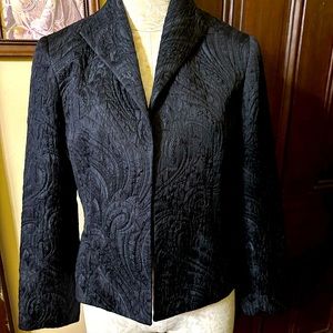 Lafayette 148 silk quilted lightweight blazer 6